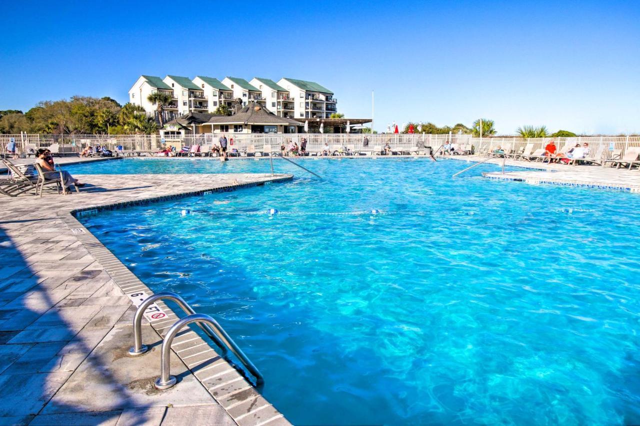 Oceanfront Condo With Beach View, Pool And Tennis! Hilton Head Island Exterior photo